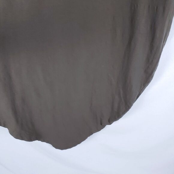 Universal Standard Iconic Geneva Dress Olive Green Womens M (18-20) Asymmetrical - Picture 5 of 10